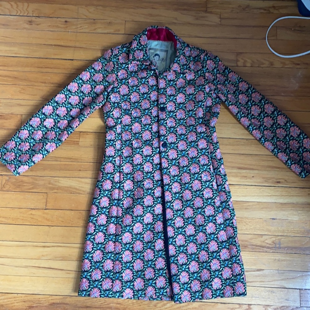 Biya Embroidered  Coat